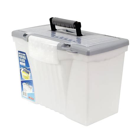 Image result for Storex Portable File Box