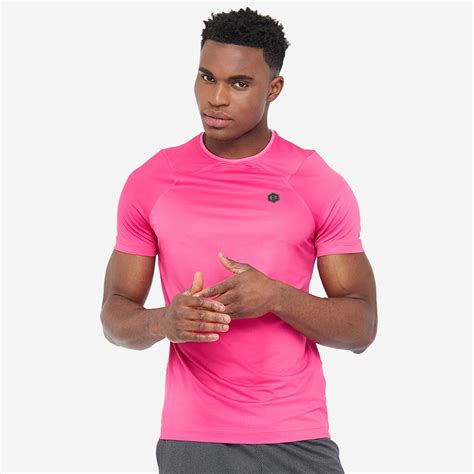 Under Armour HG Rush Fitted Short Sleeve Printed - Pink Surge//Black ...