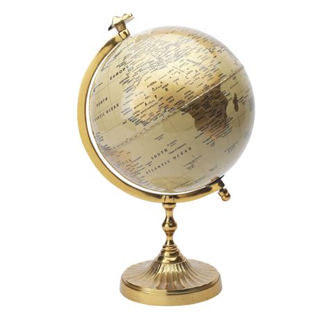 Glasgow Textured Gold Globe w/Aeroplane Top– Sammsara