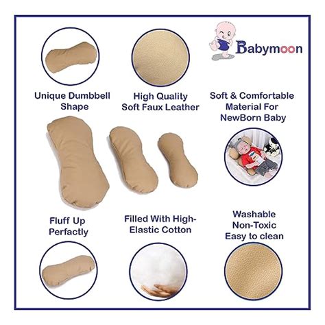 Babymoon 3pc Dumble Posing Pillow Photoshoot Prop - Brown – BABYMOON