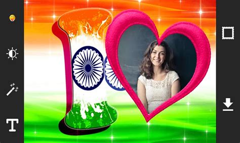 Indian Flag Letter Frames - India Republic day Photo Frames - App on ...
