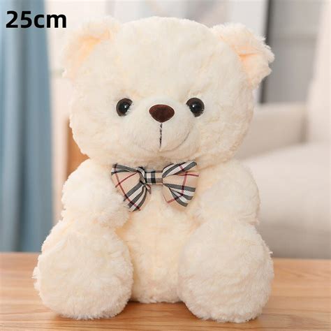 Preciosa serie de osos de peluche para niñas, juguete suave y bonito ...