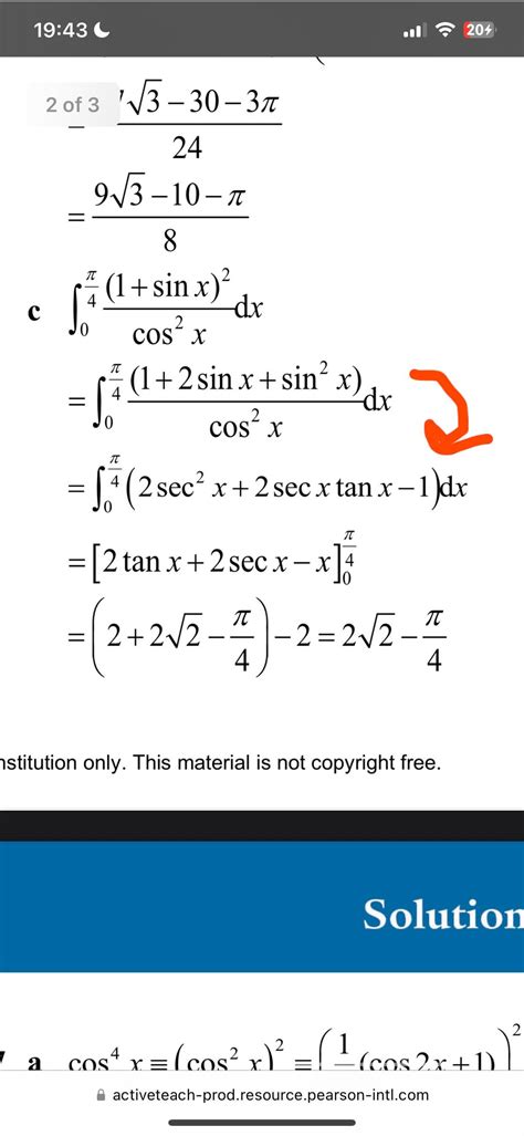 Image result for Integration Using Trig Identities TL Maths