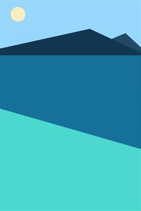 Minimalistic aesthetic landscape boho illustration | Premium Vector