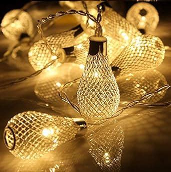 Buy PESCA Metal Drop String Lights For Indoor Outdoor Decoration Diwali ...