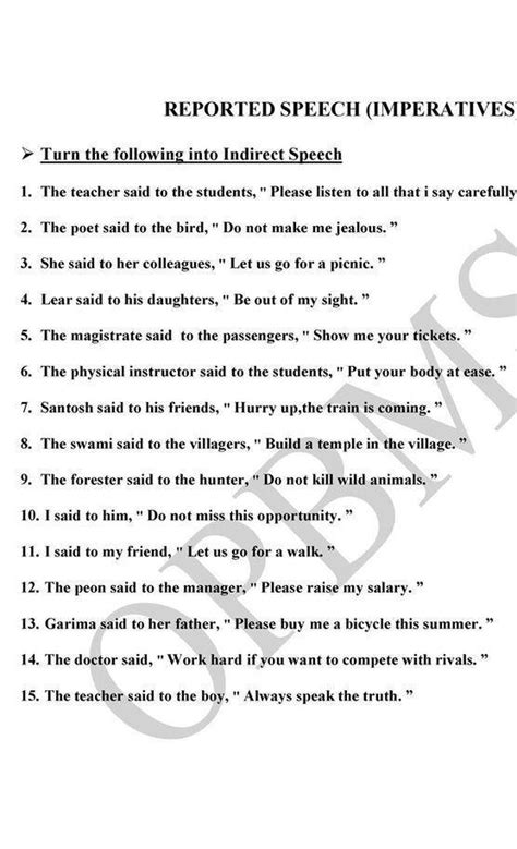 change these sentences into indirect speech answer me and get reward ...