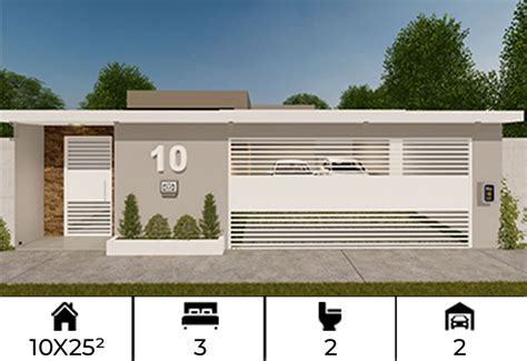 Plantas de Casas 3 Quartos Com Suíte - Planta na Mão