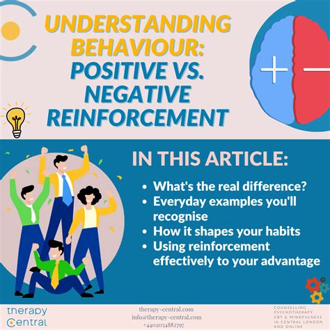 Positive vs. Negative Reinforcement: Definitions & Examples | Therapy ...