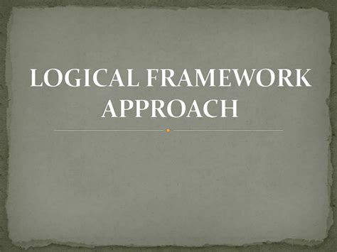 Logical Framework Approach 的图像结果