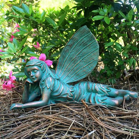 Homestyles 10L Lying Olivia Fairy in Bronze Patina India | Ubuy