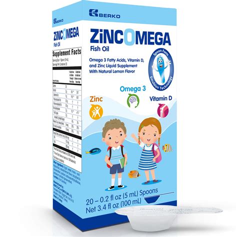 Buy Zincomega Fish Oil Omega 3 s ty s Aid EPA&DHA, D and Zinc ...