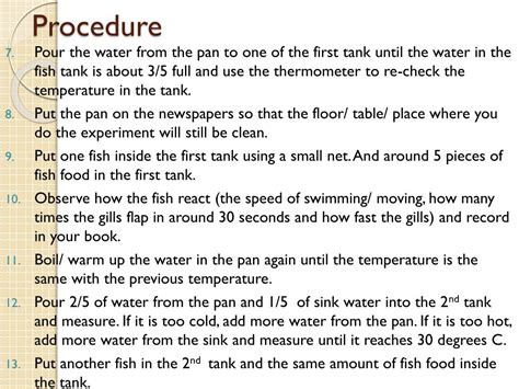Image result for Scientific Method Fish Graph