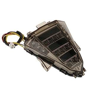 Segolike LED Tail Turn Signal Triangle Light Smoke Lens for Yamaha R15 ...