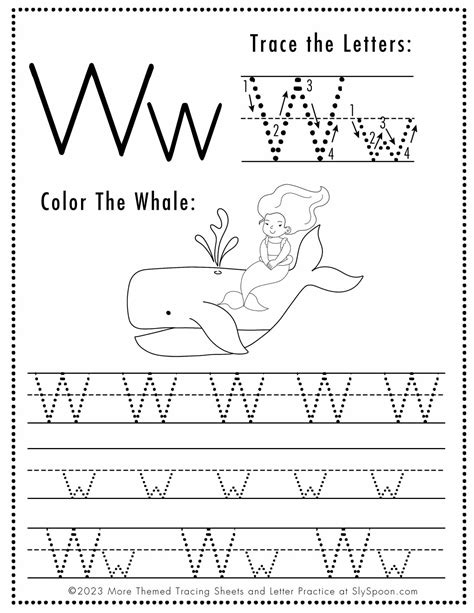 Free Letter W Printables: Fun Learning [2024] - Printables for Everyone