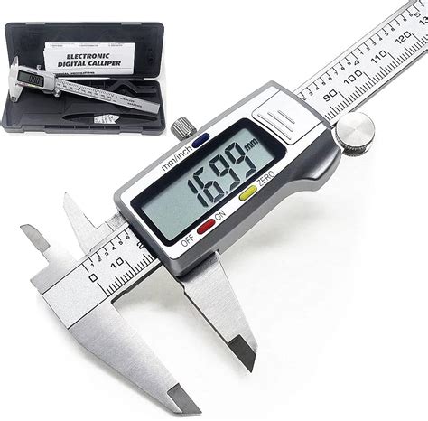 Buy Digital Caliper 6 Inch150mm Measuring Tool, BeigeFamu Electronic ...