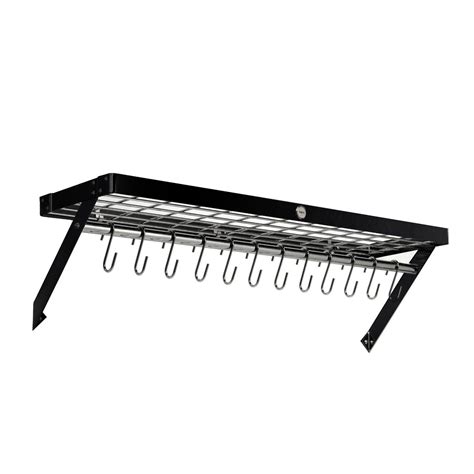 Aga wall pan racks - black coated steel (various sizes) | Blake | Wall ...