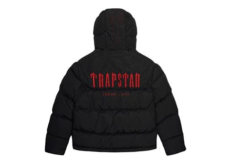 Trapstar Decoded Hooded Puffer 2.0 Jacket Infrared Edition – Kicks Machine