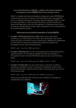 Database Programming with MySQL 的图像结果
