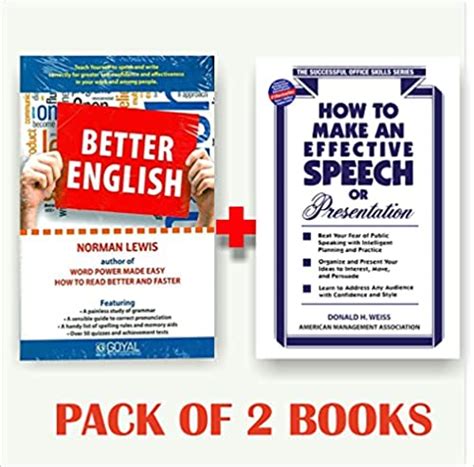 Better English + How to Make an Effective Speech or Presentation (Set ...