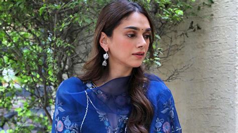 Aditi Rao Hydari’s blue lehenga from Telugu movie V featured a must-see ...