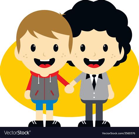 Gay Loving Family Retro Cartoon Illustration 482649 Vector Art at Vecteezy