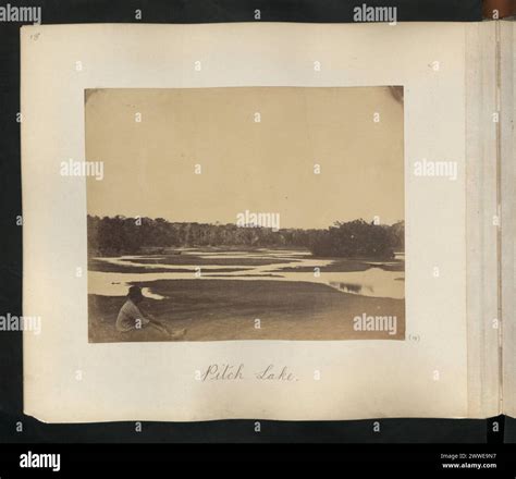 Description: Pitch Lake. Location: Trinidad and Tobago Date: 1870-1939 ...