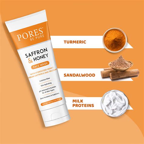 Skin Hydrating Combo (Saffron Face Wash + Saffron Face Scrub) – PORES ...