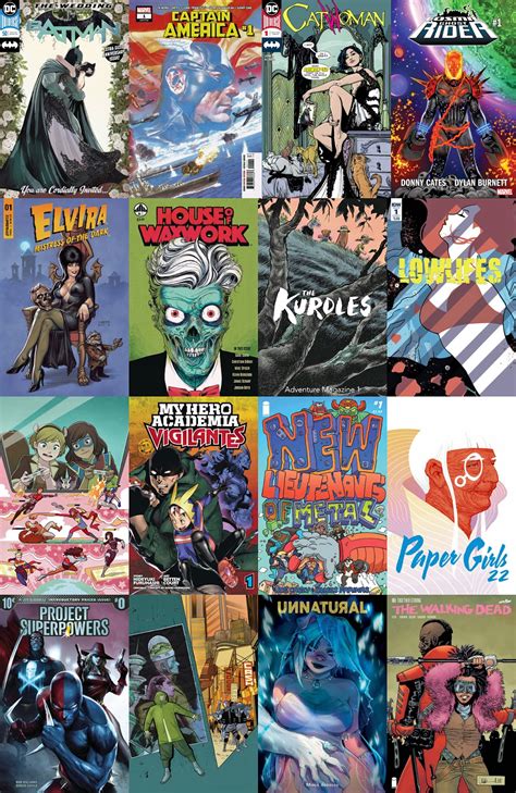 New Comics This Week And Coming Next Week - 07/04/18