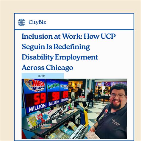 Inclusion at Work: How UCP Seguin Is Redefining Disability Employment Across Chicago | On The ...