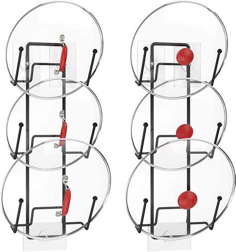 Amazon.com - Housolution 2 Pack Pot Lid Organizer for Cabinet Door, No ...