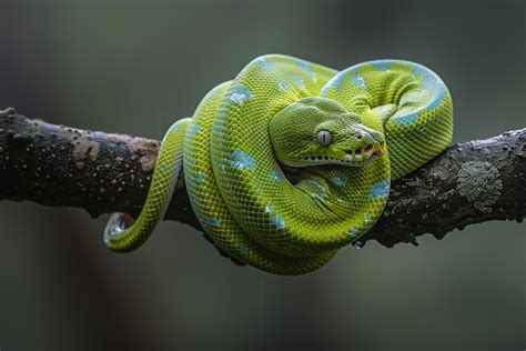 Image result for Green Python Hanging From Tree