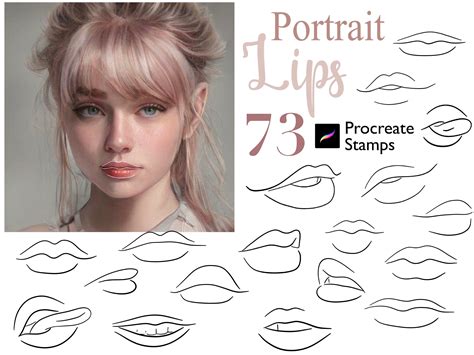 Image result for Drawing Lips Procreate