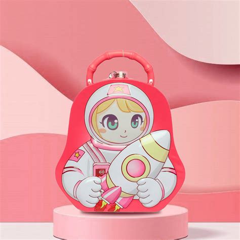 Astronaut Money Bank with Lock & Key for Girls | Kids Park – Kidspark