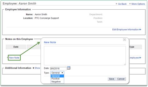 Image result for Employee Notes Format