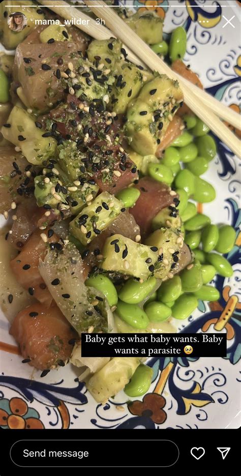 Is she serious? Sushi while pregnant : r/mamawildersnark