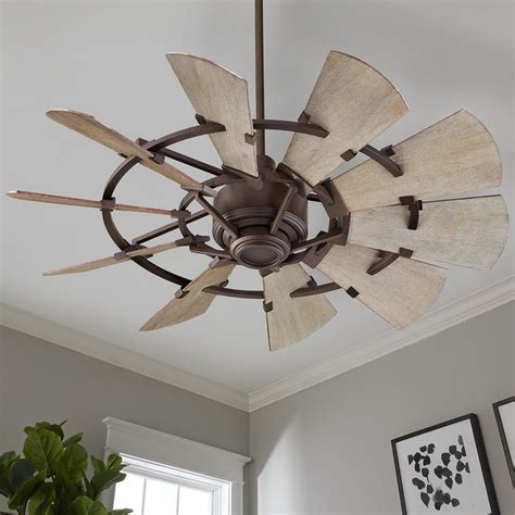 Rustic 72 Inch Outdoor Ceiling Fan