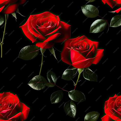 Premium Photo | Dark red roses on dark background