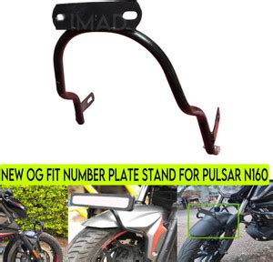 imad NUMBER PLATE STAND FOR PULSAR N Bike Number Plate Price in India ...