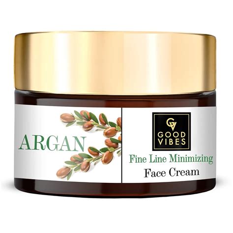 Good Vibes Argan Fine Line Minimizing Face Cream - 50 g - Aids in ...