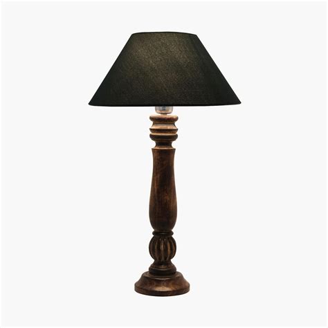 Buy HOMESAKE Wooden Table Lamp from Homesake at just INR 4050.0