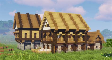 Minecraft Medieval Village House