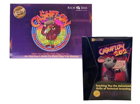 Buy 1 Cashflow Set 101 & 202 Board Game by Robert Kiyosaki Online at ...