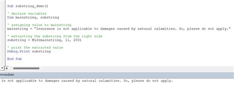 Image result for Visual Basic Substring