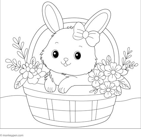 Baby Bunny Coloring Pages [2025]