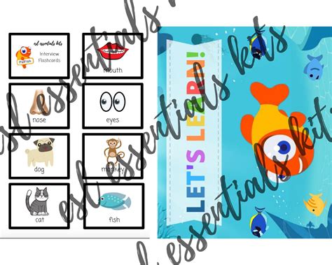 Buy Palfish Interview Kit Digital Download: Flashcards, Character Props ...