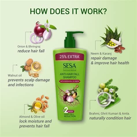 Ayurvedic Onion Anti-Hair Fall Shampoo with Bhringraj – Sesa Care