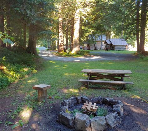 Lower Falls Campground in Gifford Pinchot National Forest, Washington ...