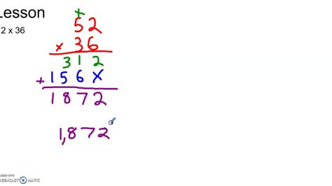 Image result for YouTube Standard Algorithm Multiplication