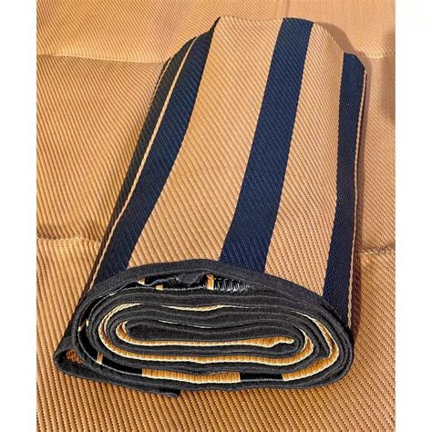 16' (5M) Striped Bell Tent Floor Matting Cover — Beyond Tent