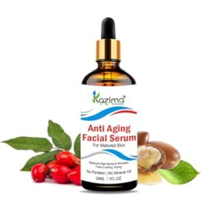KAZIMA Anti Aging Facial Serum (30ML) with Argan Oil, Rosehip Oil ...
